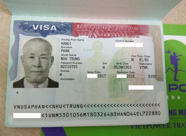 Chúc mừng visa Mỹ